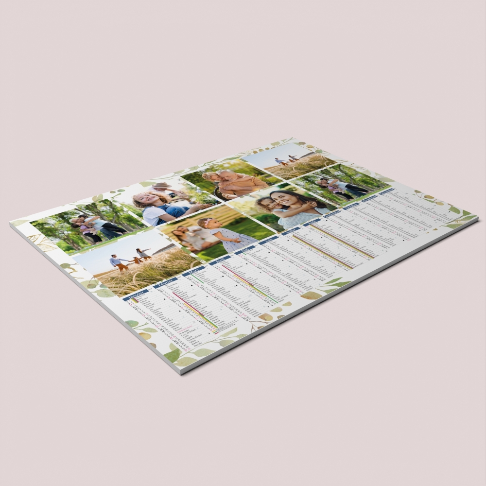 Calendrier photo bancaire