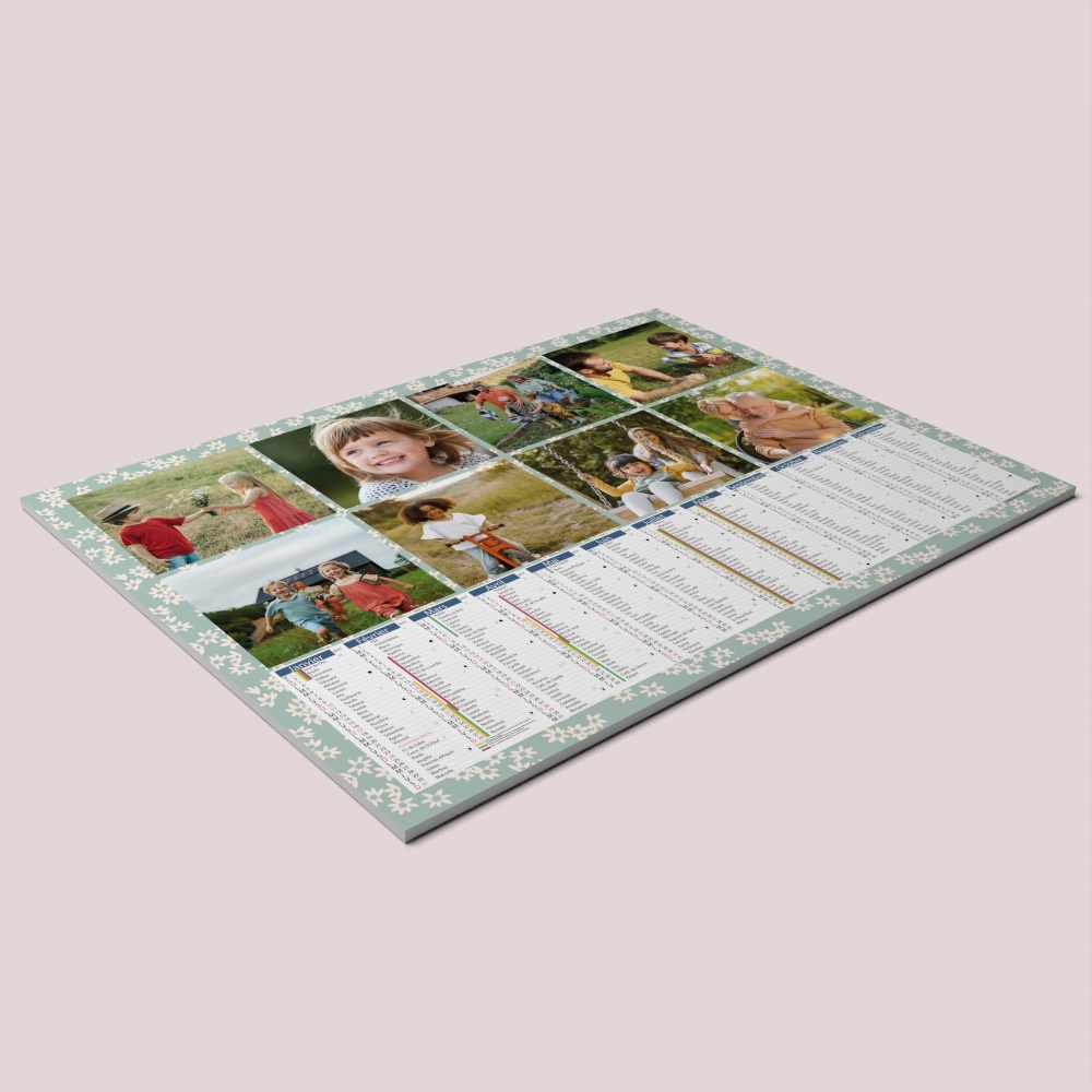 Calendrier photo bancaire