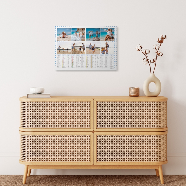 Calendrier photo bancaire