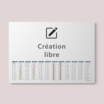 Calendrier photo bancaire
