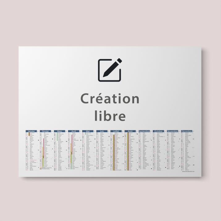 Calendrier photo bancaire
