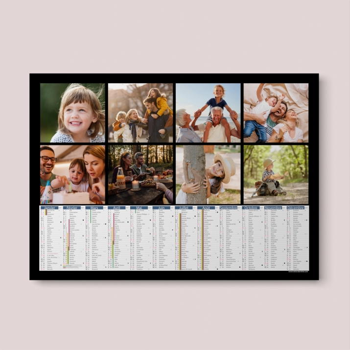Calendrier photo bancaire