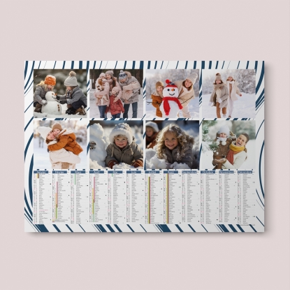 Calendrier photo bancaire