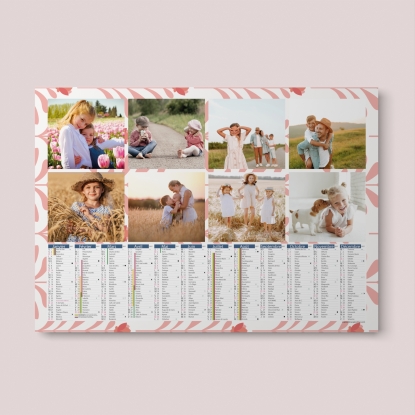 Calendrier photo bancaire