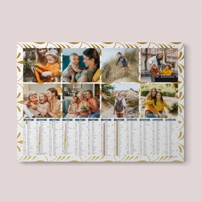 Calendrier photo bancaire