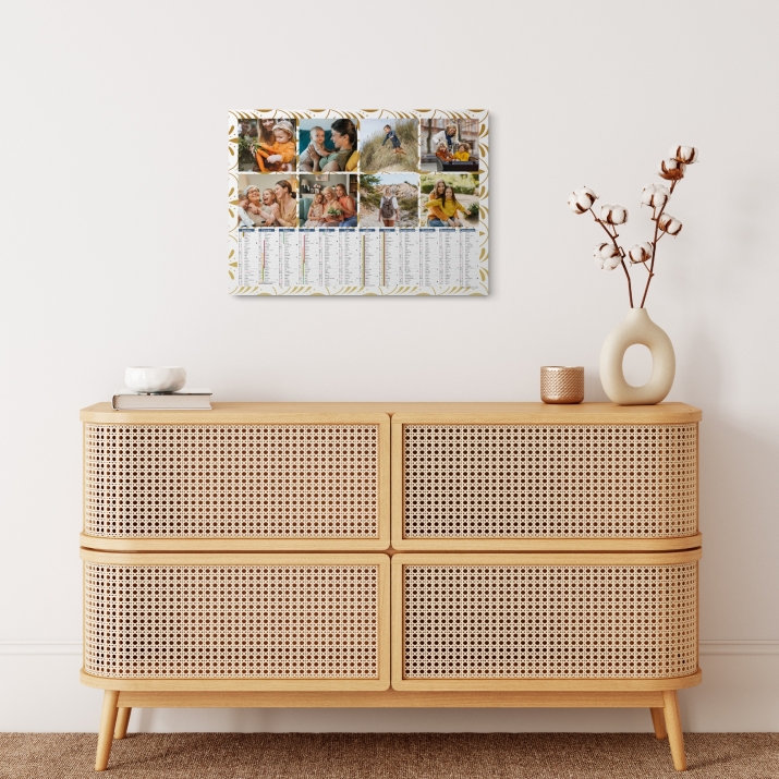 Calendrier photo bancaire