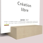 Calendrier sur bois carré