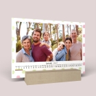 Calendrier sur bois pano