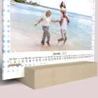 Calendrier sur bois pano