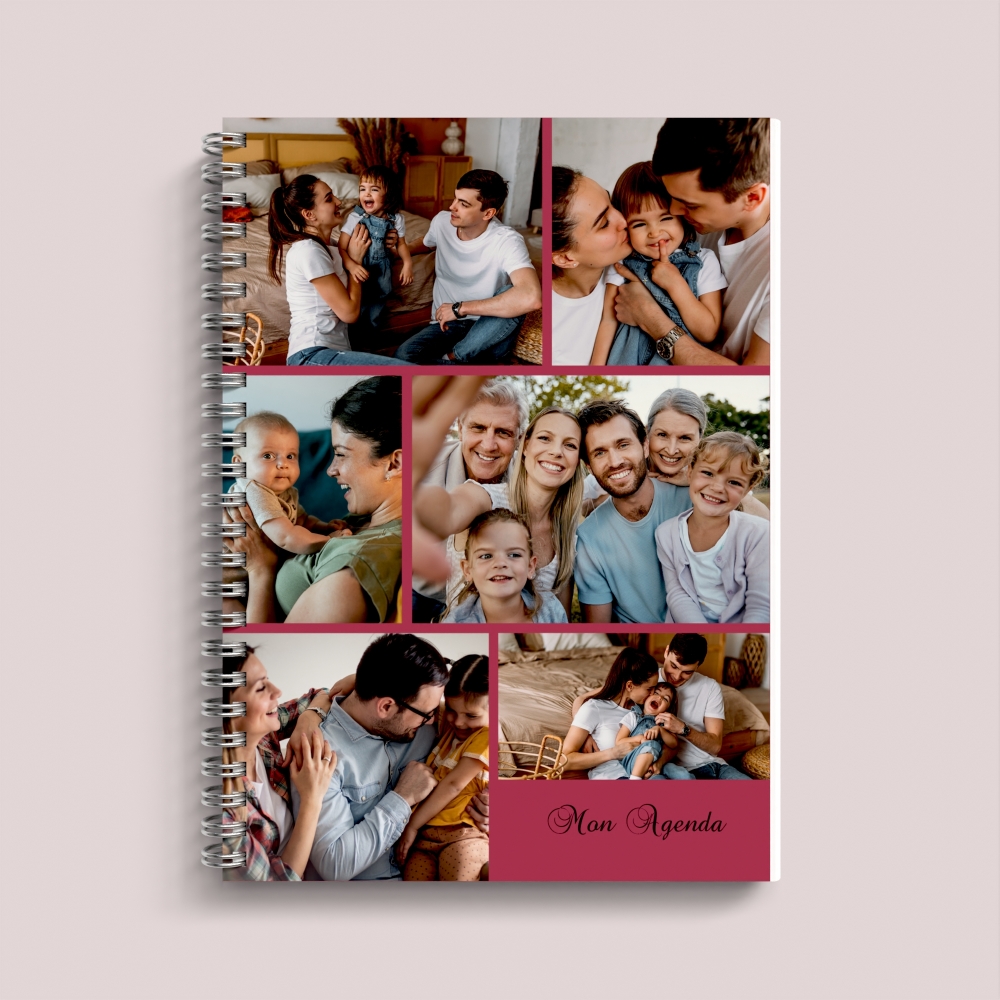 Agenda photo personnalisé