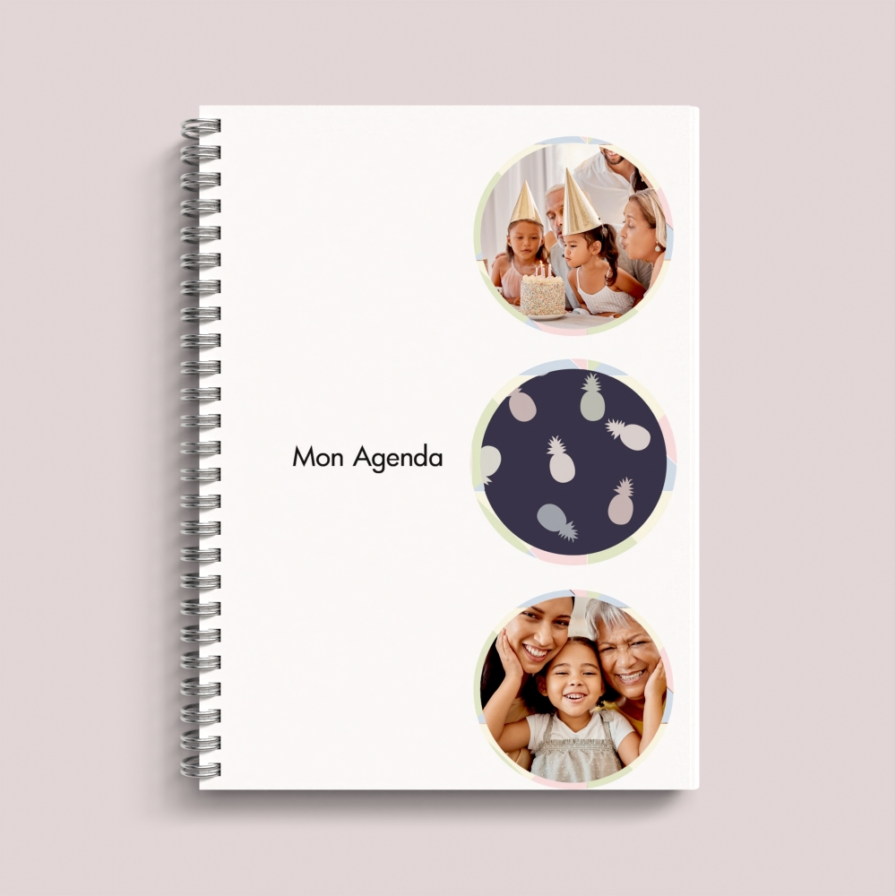 Agenda photo personnalisé