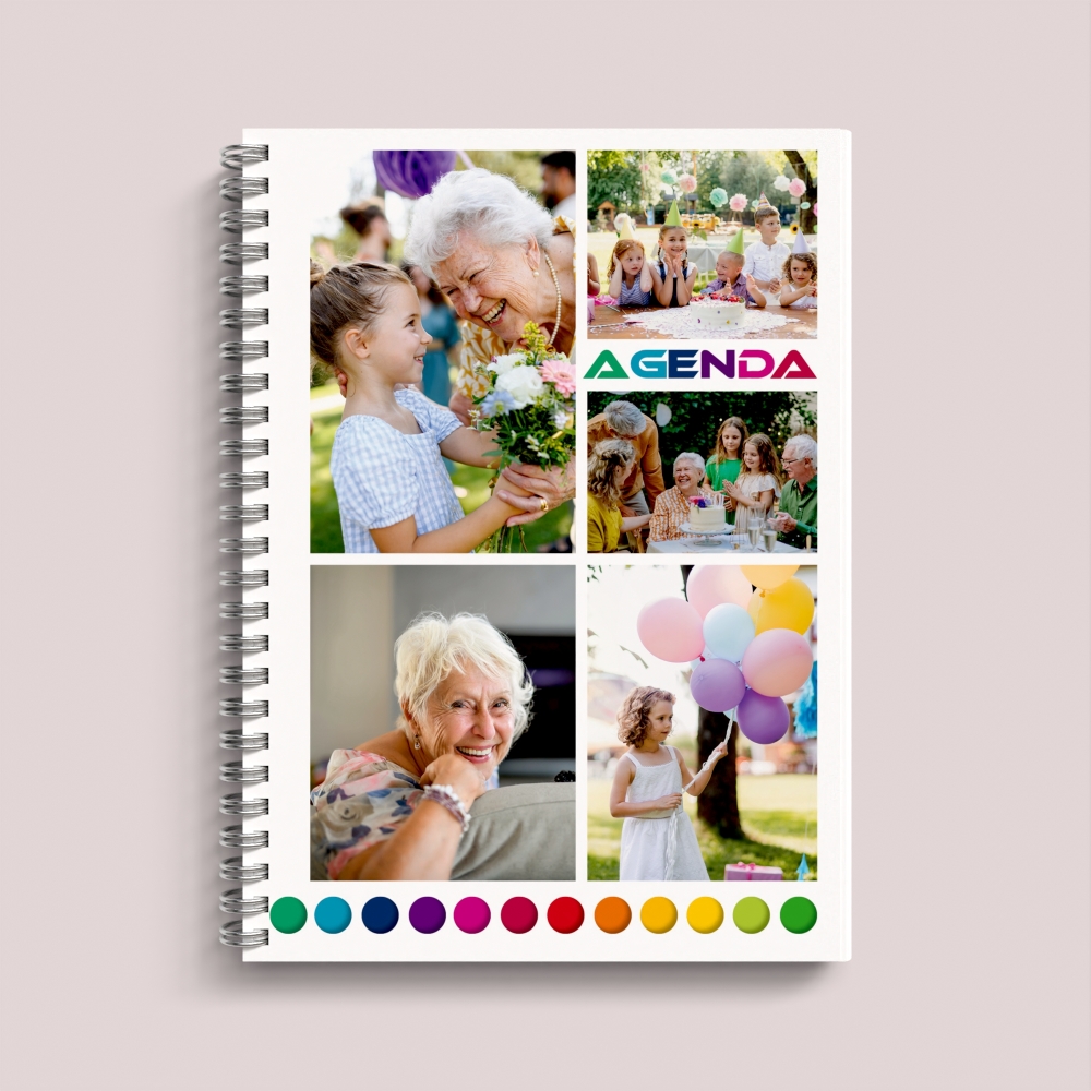 Agenda photo personnalisé