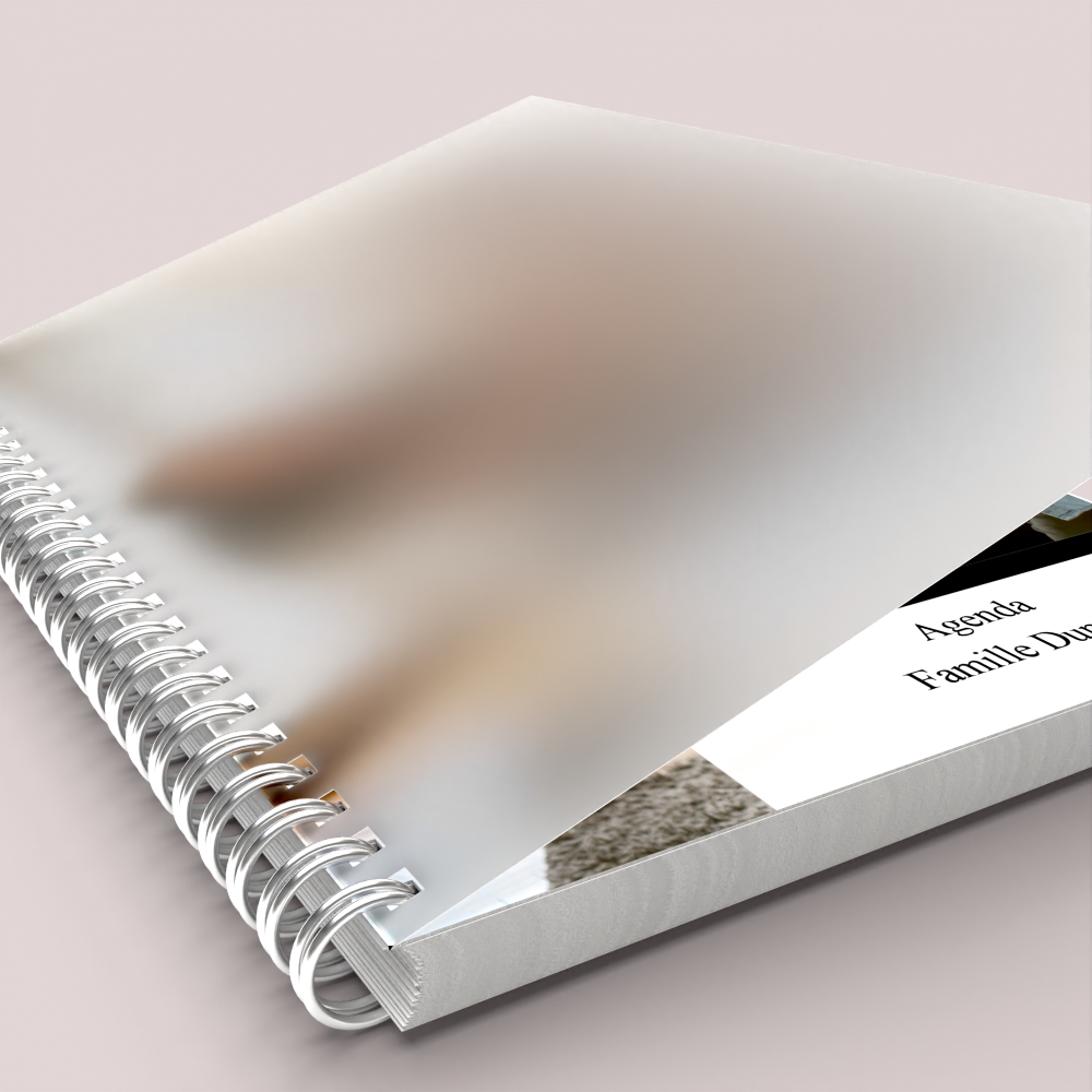 Agenda photo personnalisé