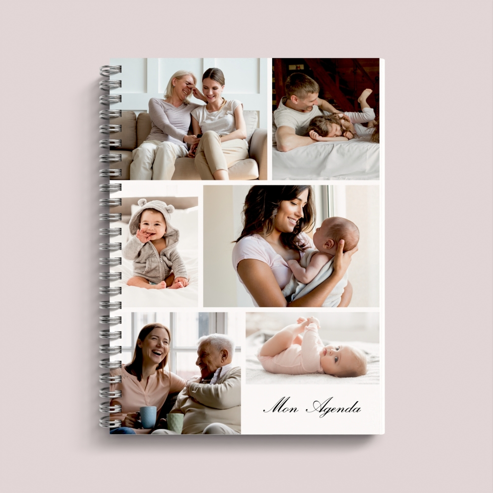 Agenda photo personnalisé