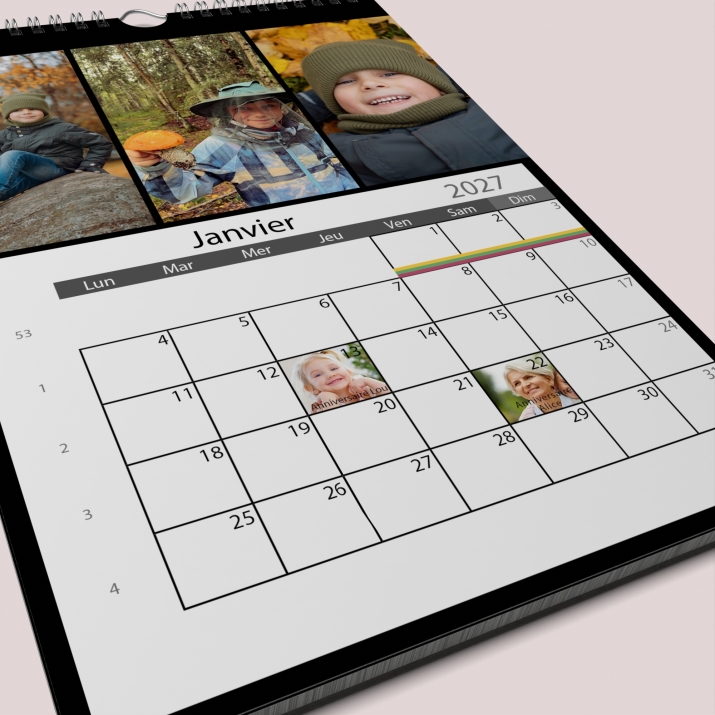 Calendrier PHOTO DATE