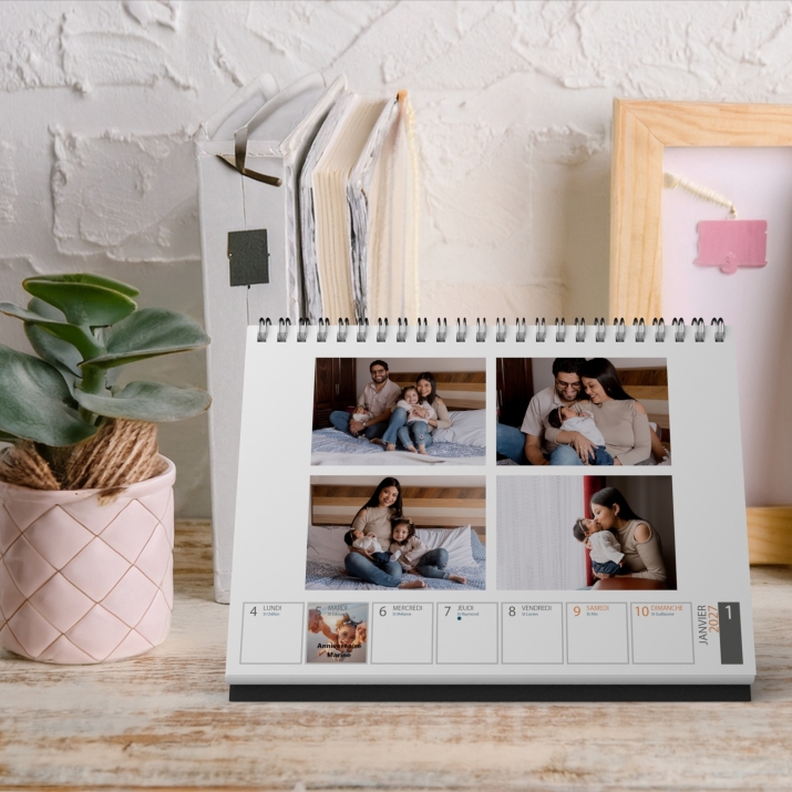 Calendrier de bureau semainier