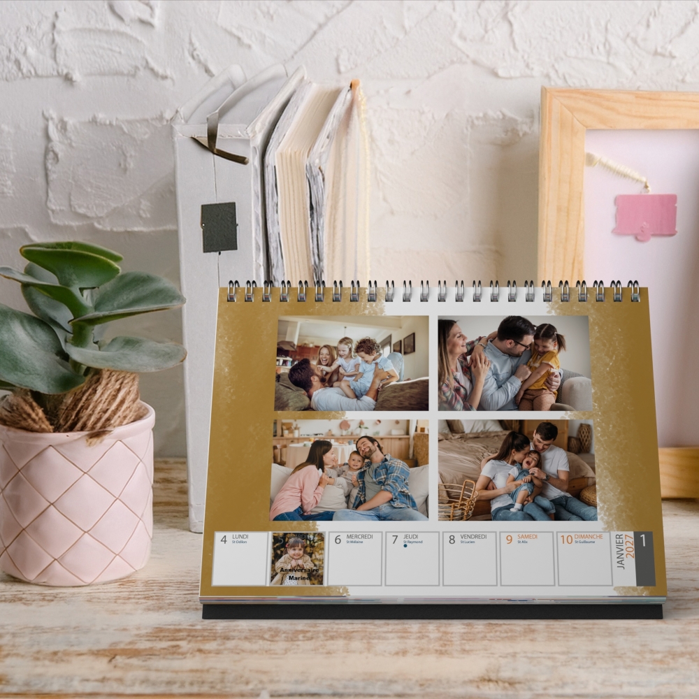 Calendrier de bureau semainier