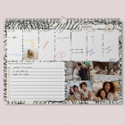 Calendrier photo mural semainier