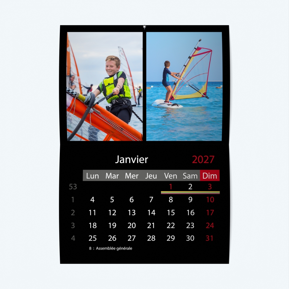Calendrier agrafé Classic