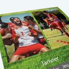 Calendrier agrafé Classic - Nombre de photos, logos et texte illimité