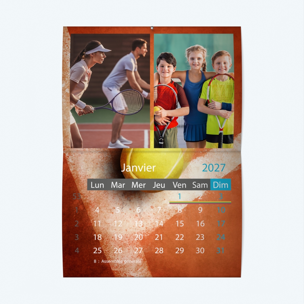 Calendrier agrafé Classic