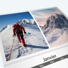 Calendrier agrafé Photo Date