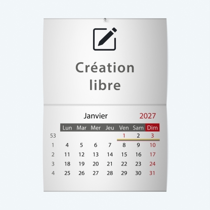 Calendrier agrafé Classic