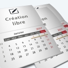 Calendrier agrafé Classic - Minimum de commande : 25 exemplaires