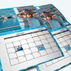 Calendrier agrafé Photo Date