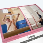 Calendrier agrafé Photo Date