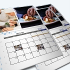 Calendrier agrafé Photo Date