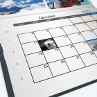 Calendrier agrafé Photo Date