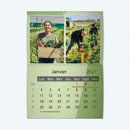 Calendrier agrafé Classic