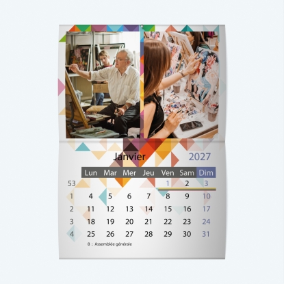Calendrier agrafé Classic
