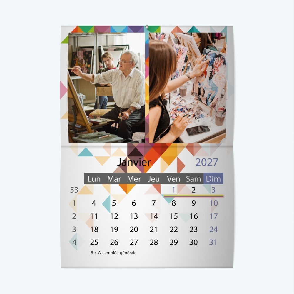 Calendrier agrafé Classic