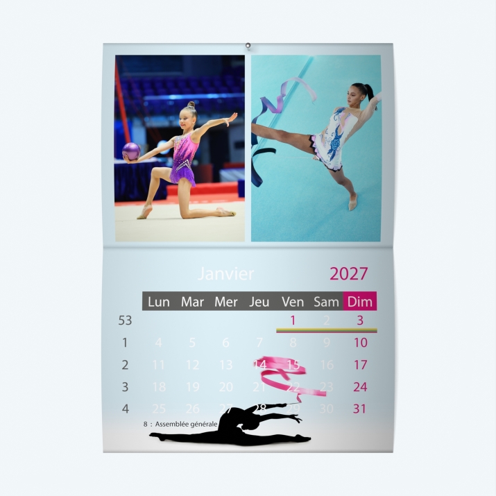 Calendrier agrafé Classic