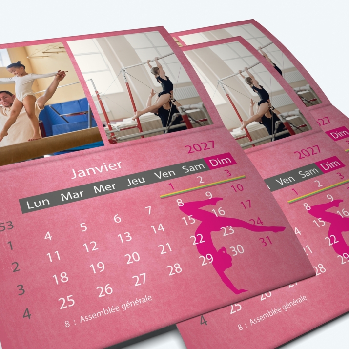 Calendrier agrafé Classic - Minimum de commande : 25 exemplaires