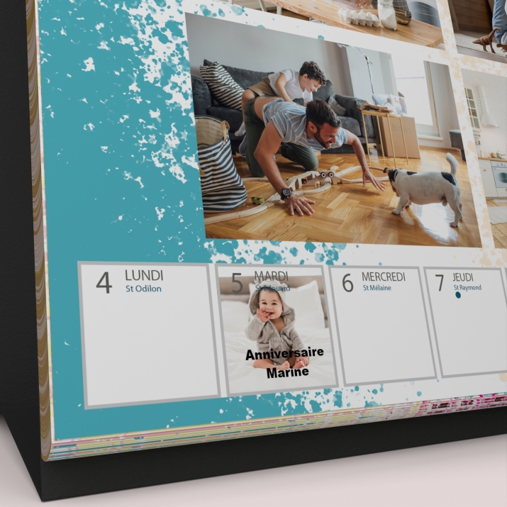 Calendrier de bureau semainier