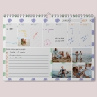 Calendrier photo mural semainier