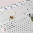 Calendrier photo mural semainier