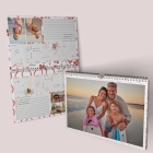 Calendrier photo mural semainier