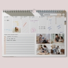Calendrier photo mural semainier