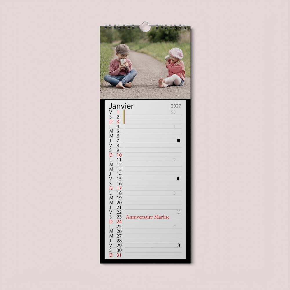 Calendrier photo mural Cuisine