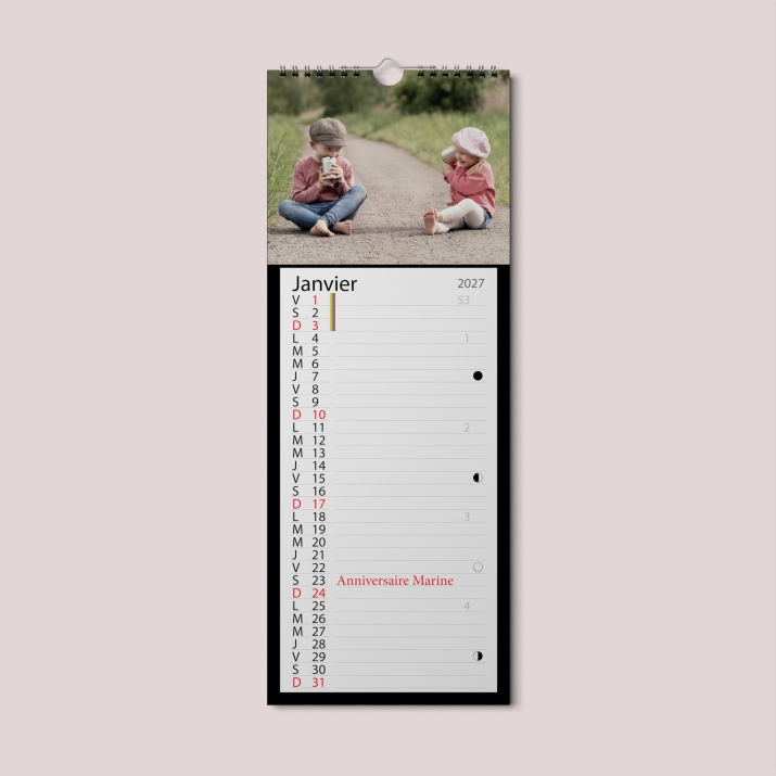 Calendrier photo mural Cuisine