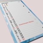 Calendrier photo mural Cuisine