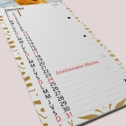 Calendrier photo mural Cuisine