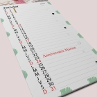 Calendrier photo mural Cuisine
