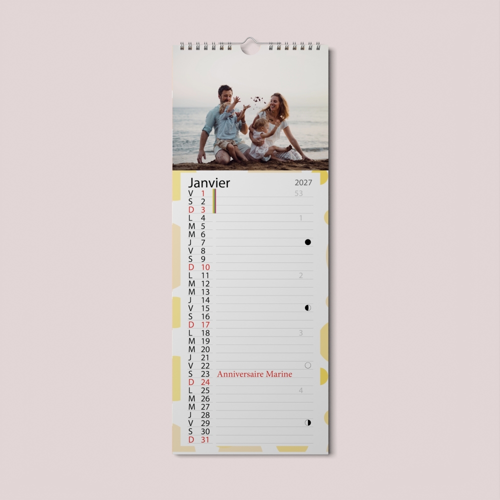 Calendrier photo mural Cuisine