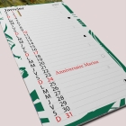 Calendrier photo mural Cuisine