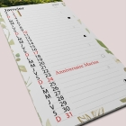 Calendrier photo mural Cuisine